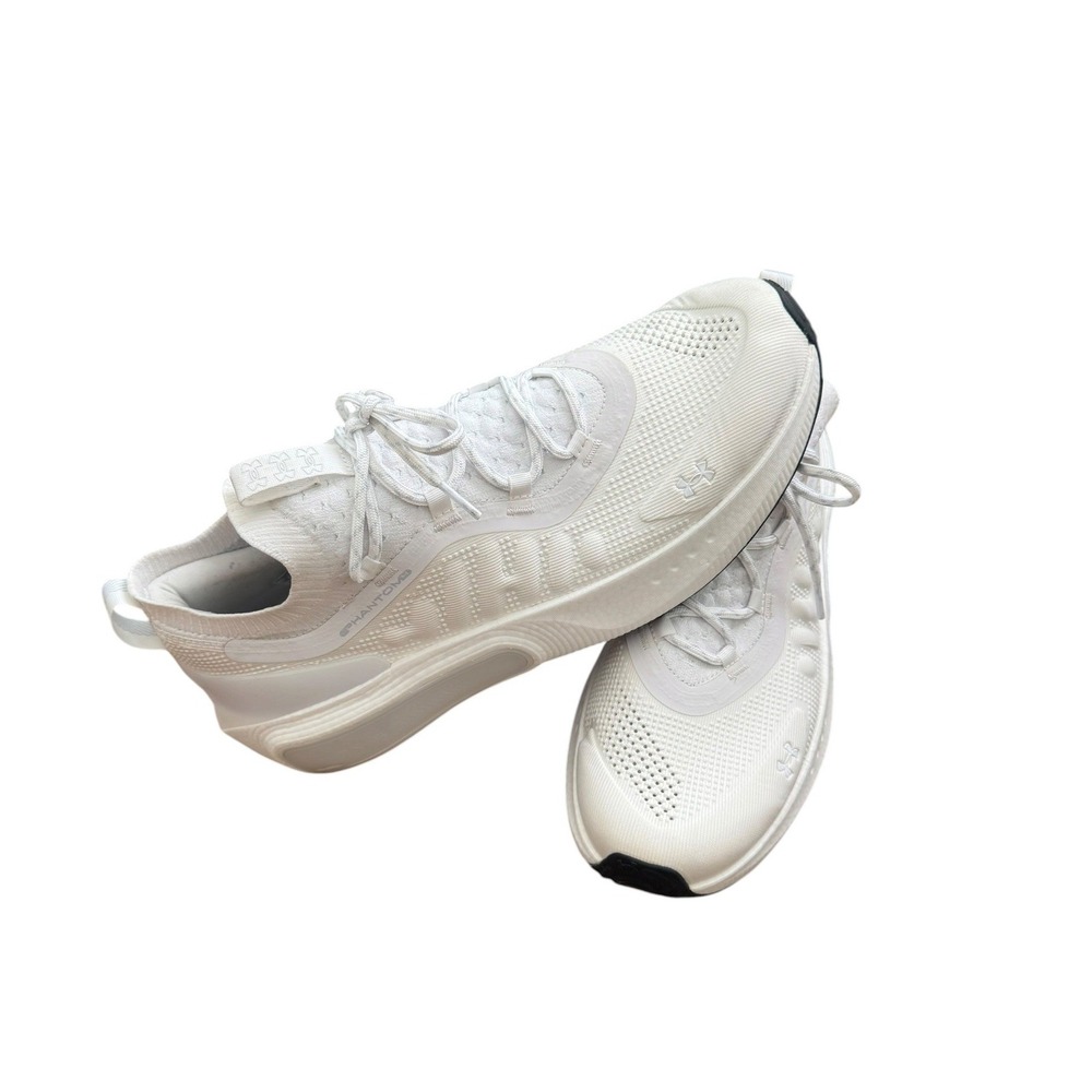 Under‎ Armour HOVR Phantom 3 White Running Shoes Mens Sneakers